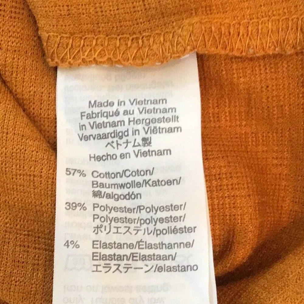 J. Crew mustard yellow tie top - Picture 4 of 4